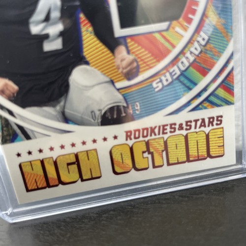 2022 Rookies & Stars Derek Carr High Octane Jersey Patch #’d 74/149 - Picture 2 of 3