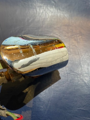 1959 Cadillac LH Door B Pillar Cigarette Cigar Lighter Used Chrome Original 60 - Picture 8 of 11