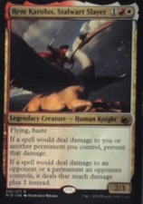 Rem Karolus, Stalwart Slayer - Innistrad: Midnight Hunt: #235 Nm R239