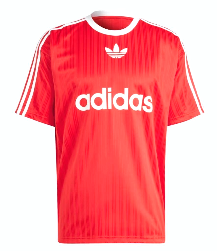 NEW MEN'S ADIDAS ORIGINALS TREFOIL POLY TEE SHIRT ~SIZE LARGE