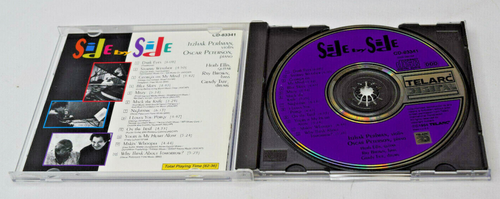 Itzhak Perlman/Oscar Peterson Side by Side by  (CD, Aug-1994, Telarc) LN - Picture 3 of 4