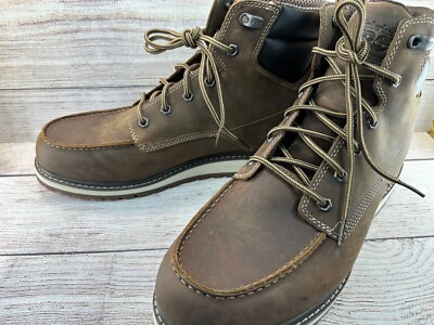 Timberland Pro Irvine Soft Toe Wedge Boots Mens Size 13 Wide Brown Lace Up *NEW* Timberland Pro Men main image 3