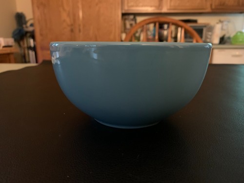 Dolce Vita Home Collection 5" Azul Smiley 3D Cara Divertida Cerámica Sopa Cereal Bowl - Imagen 3 de 4