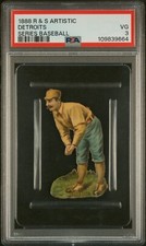 1888 R & S Artistic Diecut - Detroits - Rare/Beautiful Baseball History - PSA 3