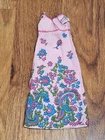 Vintage Mod Barbie Sew Free Magic Pink Paisley Dress
