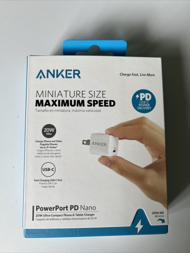 ANKER NANO MINIATURE SIZE FAST CHARGING USB-C PORT - NEW - Picture 1 of 4