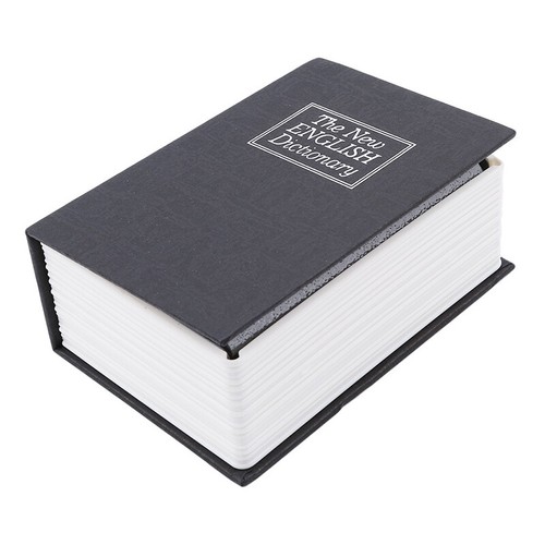 Dictionary Mini Safe Box Book Money Hidden Secret Security Safe Lock Cash Mo; _t - Imagen 8 de 15