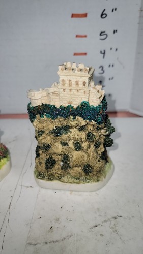 Lot Of Two Vintage Miniature Country Cottage Quartz Desk Clock House 4"- Read De - Picture 4 of 17