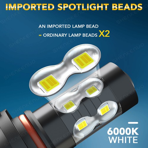 Combo LED Headlight Kit for Toyota Tacoma 2005-2011 Hi/Low Beam + Fog Light Bulb - Bild 5 von 17