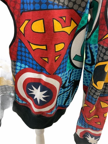 Rebel Minds Hoodie 2XL /XXL Unisex Full Zipl Vivid Colors Comic Superheros - Picture 6 of 12