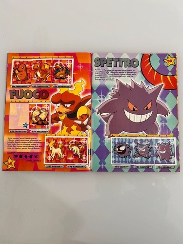 ALBUM POKÉMON STICKERS Nintendo Album Figurine Merlin 2000 50% non completo . - Imagen 7 de 8
