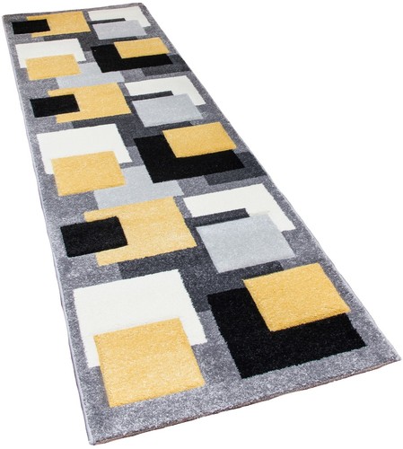 Living Room Rug Runner Abstract Design Soft Hand Carved 3D Textured Pile - Picture 52 of 67