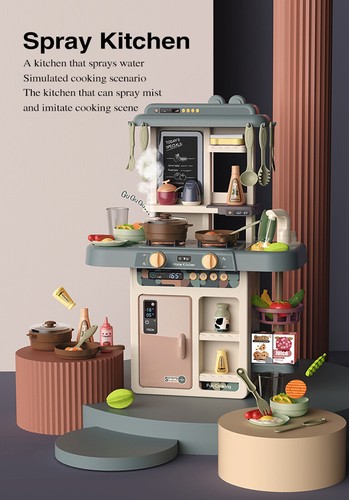 D&I Cucina per Bambini Cucina Giocattolo Set Cucina Giocattolo Bambini da 3 Anni - Foto 1 di 6