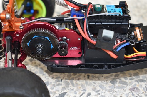 GPM Aluminum Motor Mount Plate With Heat Sink Fins For LOSI 1/18 Mini-T 2.0 - Picture 8 of 17
