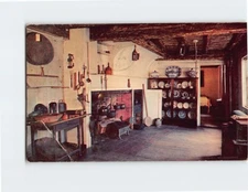 Postcard Kitchen Of The Buckman Tavern Lexington Massachusetts USA