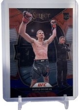 David Dvorak 2023 Panini Select UFC Concourse Level Rookie RC Card #42 W/Top