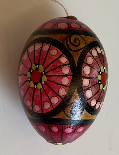 Osterei Hühnerei Ostern Osterstrauch Osteranhänger Handarbeit 4032/22 - Picture 2 of 3