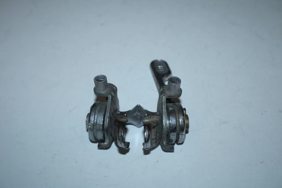 Palanca de cambios Shimano 333 derecha 1" pluma fricción plata turismo carretera envío EE. UU. Foto 3 de 4