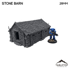 Stone Barn - WWII Building - WWII Terrain
