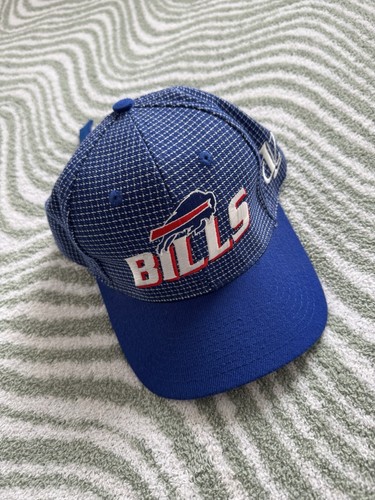 Vintage 90s Buffalo Bills Pro Line Logo Athletic Hat NFL Strap Back Cap Blue - Bild 2 von 16