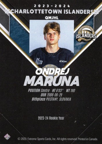 2023/24 Charlottetown Islanders - ONDREJ MARUNA - Bild 2 von 2