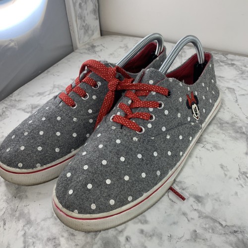 Official Disney Minnie Mouse Grey Women Shoes Size 10 - Picture 3 of 7