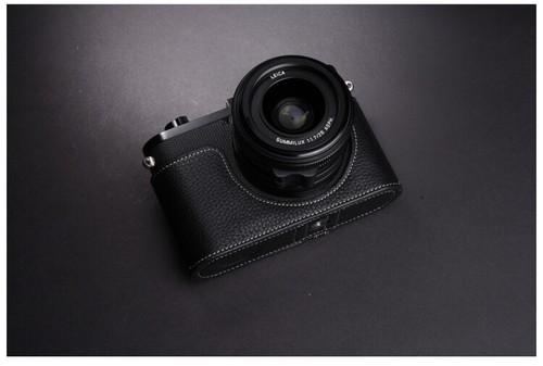 Echtleder Halbtasche Kamera Gehäuse Etui für Leica Q2 Q-P Typ116 Handarbeit - Bild 14 von 34