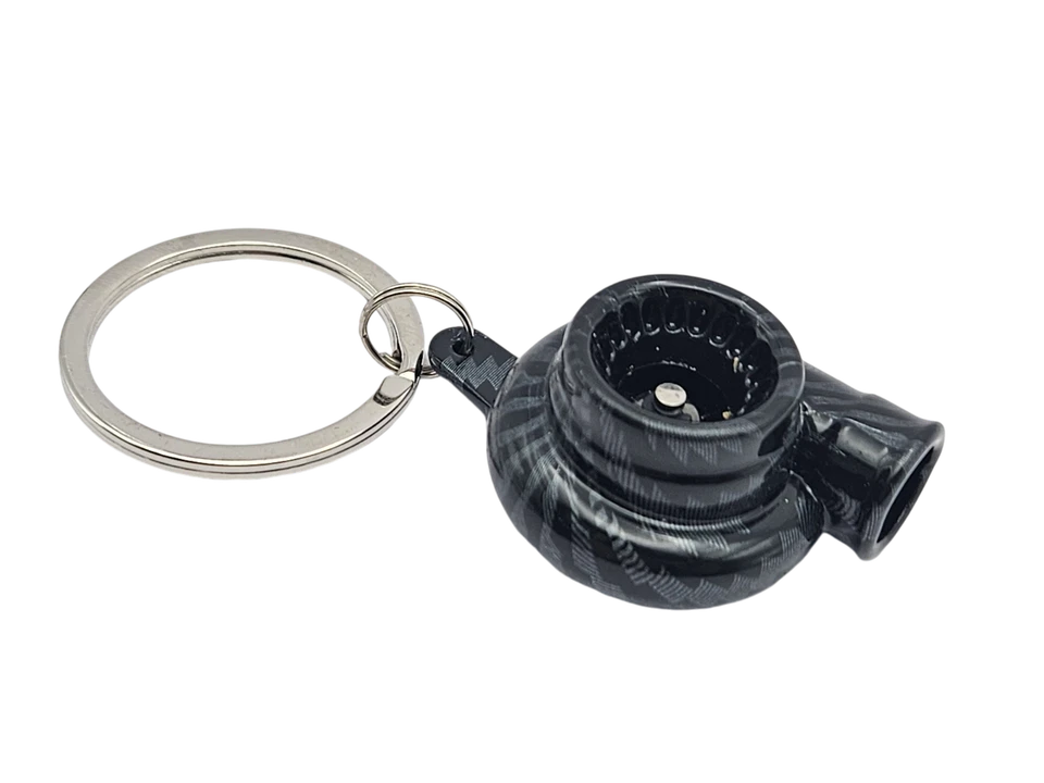 Turbo Metal Keychain Automotive Gift Idea Fidget Toy - Image 4 of 4
