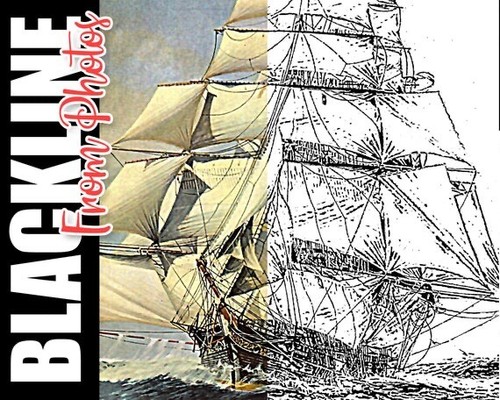 Professional Line Art in Photoshop - Line Art with Halftone Shading Action Set - Picture 5 of 10