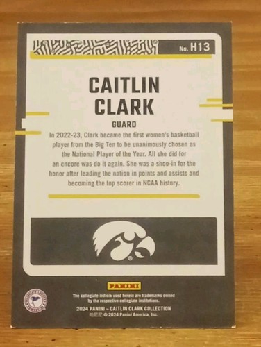 2024 Panini Caitlin Clark Collection Donruss Highlights  - Picture 2 of 3