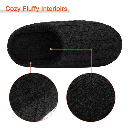 Women/Men Non-slip Soft Warm Plush Slippers Soft Bottom Cotton Home Slippers TBN - Picture 7 of 14