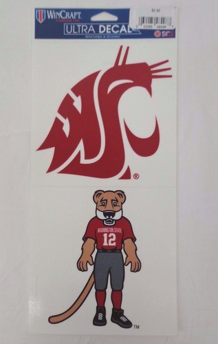 Licensed Collegiate Multi Use 2 Pack Sticker Decals 4.25" x 9.5" Wincraft - Picture 57 of 62