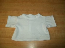PLAIN WHITE SINGLE KNIT TEE SHIRT FOR 16-18" CPK Cabbage Patch Kids 