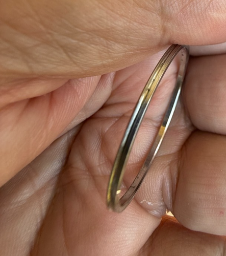 Genuine Rolex 1625 Datejust ThunderBird Turn-o-Graph Bezel Ring Stainless Steel - Picture 3 of 7