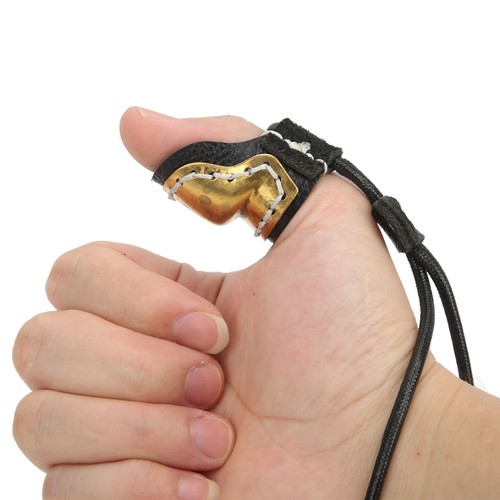 Anillo de tiro con arco para pulgar preservar dedos arco protector para pulgar para tiro con arco MA - Imagen 6 de 23
