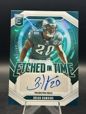 Brian Dawkins 2025 Panini Donruss Elite Etched In Time Auto #ETS-BDS /149