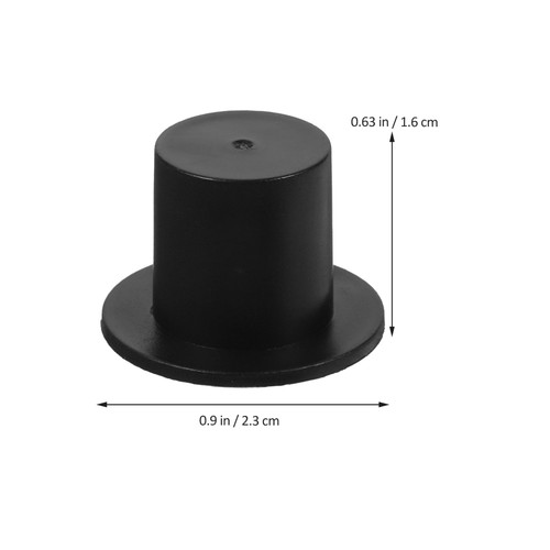100 Piezas Mini Sombrero Plástico Fiesta Hombre Top Decoraciones Niños Navidad Artesanías - Imagen 11 de 12