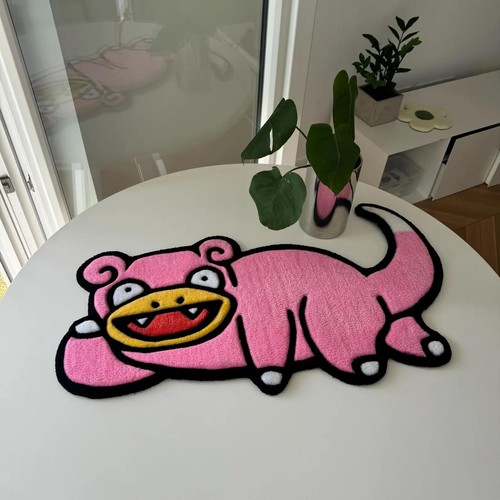 Soft Pink Cute Hand Tufted Woolen Handmade Area Rug Carpet for Home Living Room - Picture 1 of 10