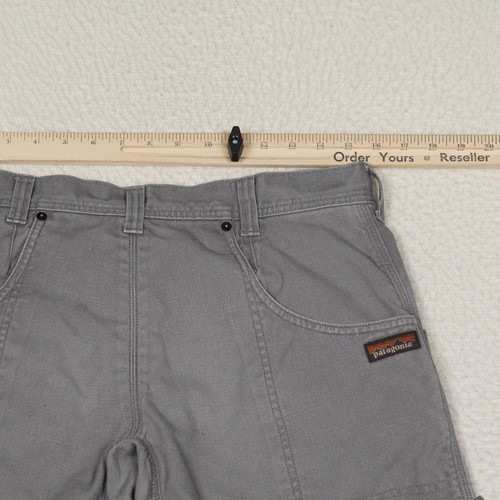 Patagonia All Seasons Double Knee Work Pants Mens 31 Gray 31" Inseam Canvas - Picture 5 of 13