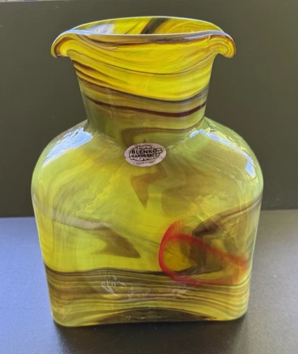Blenko Glass Water Bottle 384 - Jupiter