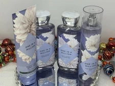 Bath & Body Works LOT OF 4 ONE IN A MILLION -Body Mist, (2) Shower Gel & Cream