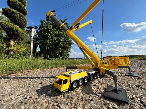 3d printed LIEBHERR LTM 1750 with Luffing jib lattice boom crawler crane - Picture 10 of 23