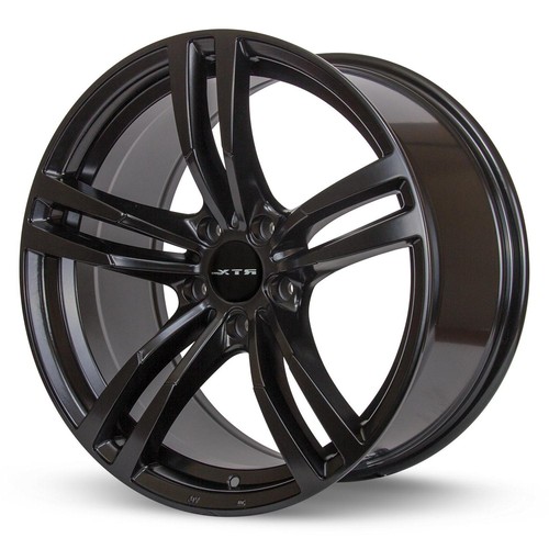 17 Inch Black Alloy Wheel Rim for BMW 335is, RTX 81580 17x8 5x120 5Lug  - Picture 3 of 8