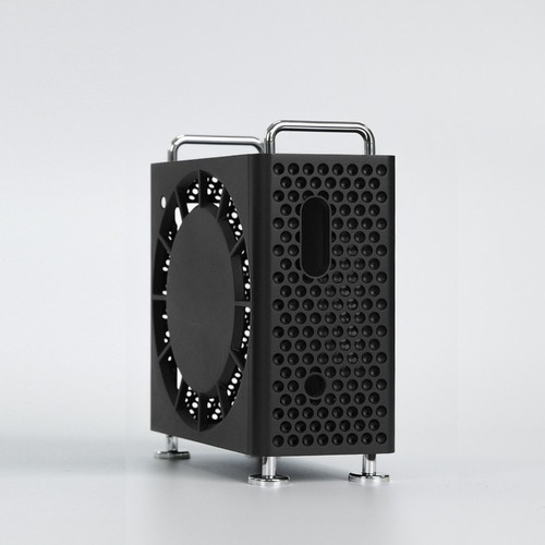 ABS Computer Shell Vertical Stand for Mac Mini M4/M4 Pro 2024 PC Accessories - Photo 8/10