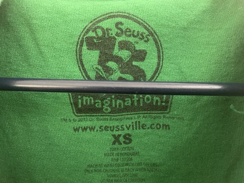 Dr. Seuss Kids Boys The Grinch Graphic 100% Cotton Short Sleeve Shirt Green XS - Picture 2 of 4