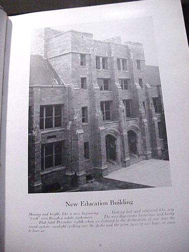 WWII ERA 1944 WEST CHESTER TEACHER COLLEGE (PA) YEARBOOK, 9X12, 190 PGS. - Bild 6 von 8