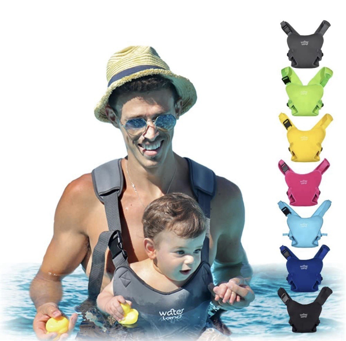New Water Land Baby Carrier, Innovative, 4 Months - 2 Years, Grey