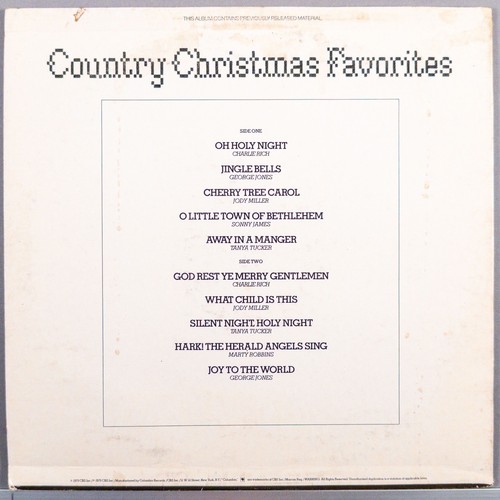 Country Christmas Favorites VARIOUS ARTISTS 1979 LP Vinyl Record Album: VG+/VG - Picture 2 of 4