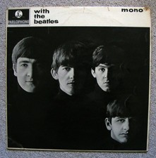 With The Beatles 1963 UK Parlophone PMC 1206 2nd pressing