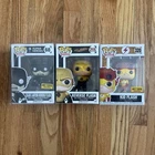 Funko Pop! The Flash Lot of 3 DC Comics Collectible Figures *check description